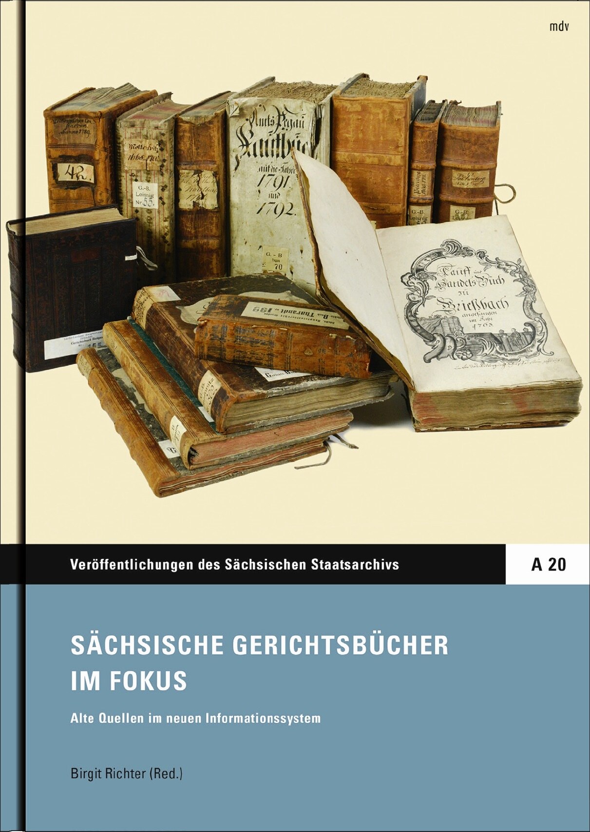Buchcover zu »Sächsische Gerichtsbücher im Fokus«