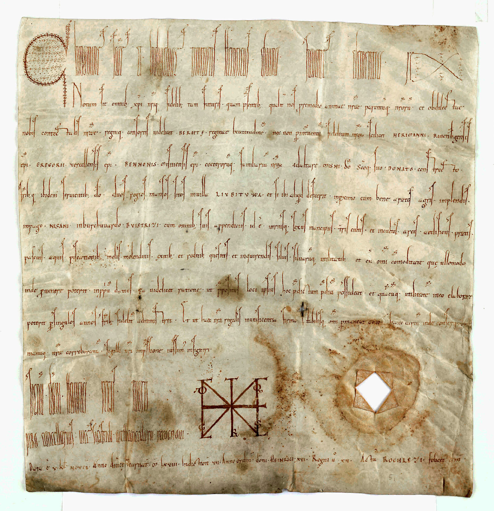 Ersterwähnung von Löbtau in einer Urkunde König Heinrichs IV. für das Domkapitel Meißen vom 28. Oktober 1068