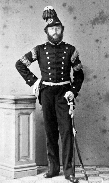 Porträt eines Bergdirektors in Uniform zwischen 1870 und 1880